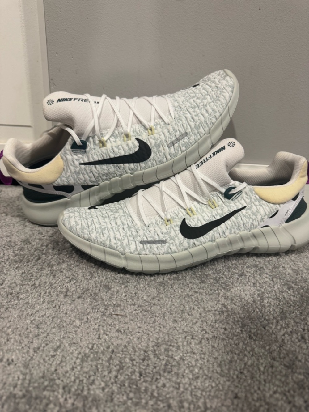 Nike Free Run 5.0 white/lite silver CZ1884-102 NWT